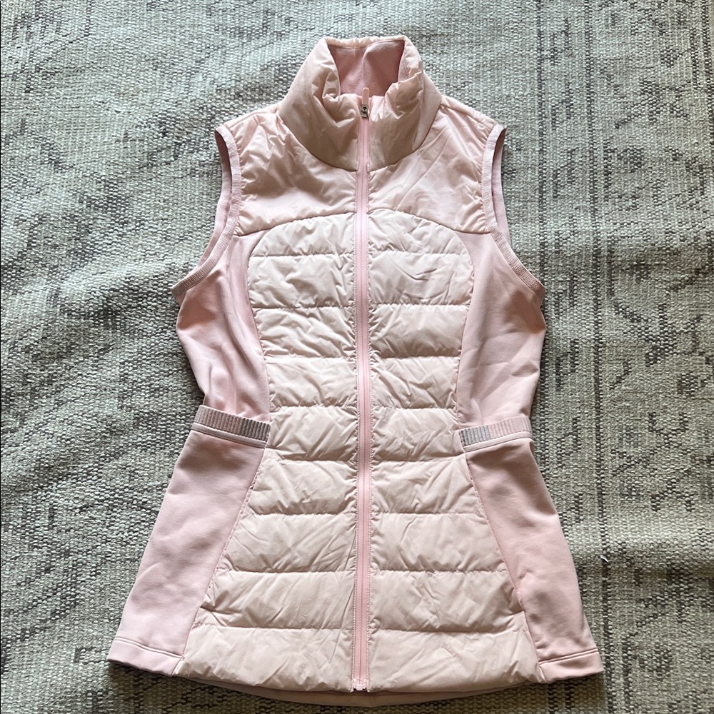 Lululemon Athletica Light Pink Quilted Vest
